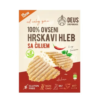 Hleb Deus Ovseni Hrskavi Cili 150 g
