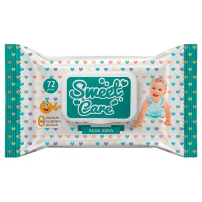 Vlažne Maramice Sweet Care Sa Poklopcem