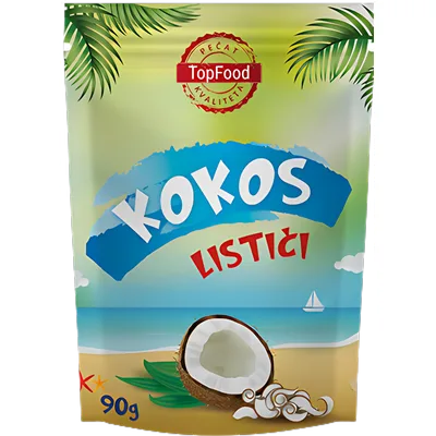 Kokos Listići Top Food F110x 90 g