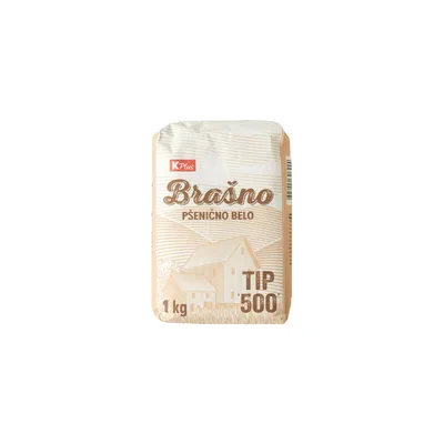 Psenicno Brasno Belo T 500 Мука Т 500 Из Мягких Сортов Пшеницы 1 Кг 1 kg