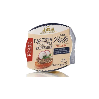 Pasteta Dim.Filet Pastrmke Planin.Koliba 75 g