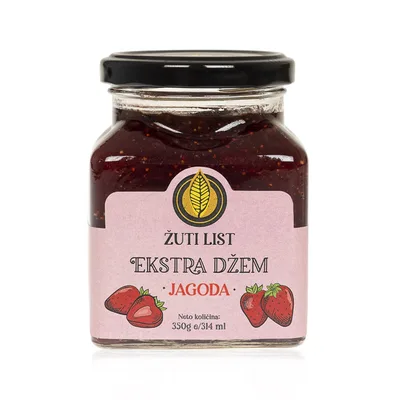 Džem Od Jagode Ekstra Žuti List 350 g
