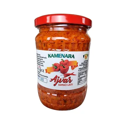 Ajvar Domaći Ljuti Pobeda 520 g