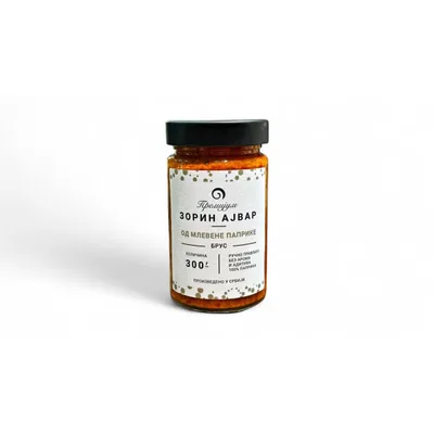 Ajvar Od Mlevene Paprike Ručno Pravljen Zorin Ajvar 300 g