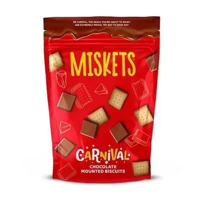 Keks Preliven Mlecnom Cokokadom Miskets 80 g
