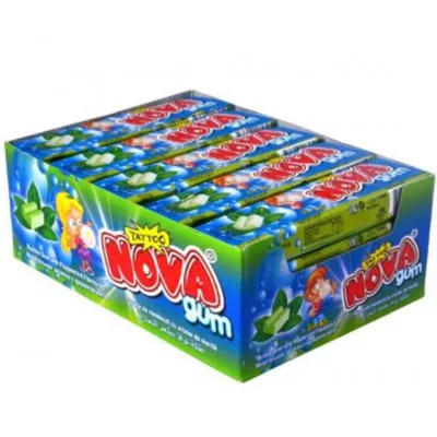 Zvaka Nova Gum Pepermint Tatto 18 g