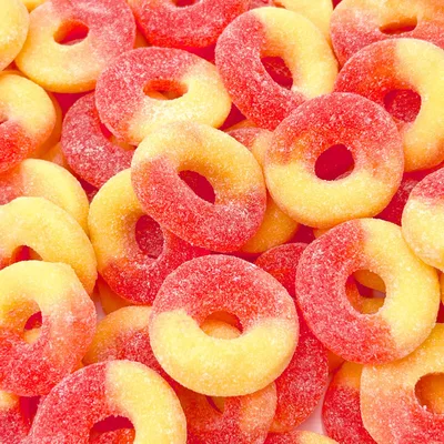Bombon Gumena Toy Box Peach Rings 200 g