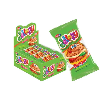 Bombone Gumene Jellopy Burger Xxx 20 g