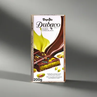 Čokolada Dubaco Pistaći Dubai 200 g