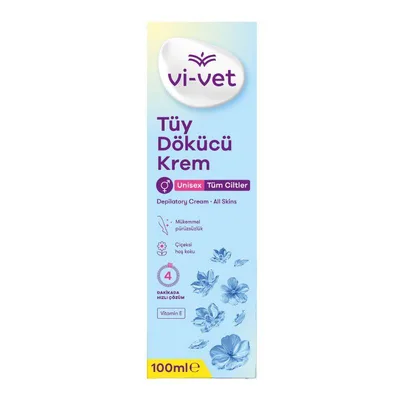 Depil Krema Unisex Vi-Vet 100 ml