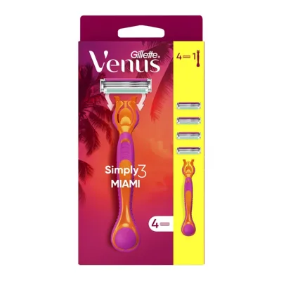 Gillette Brijač Ženski Simply 3 Miami Drška 4 Dop