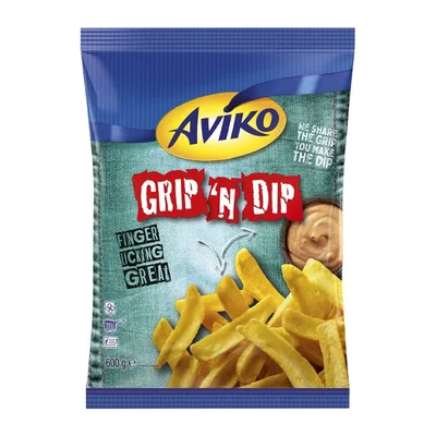 Smrznuti Krompir Grip 'n Dip Aviko 600 g