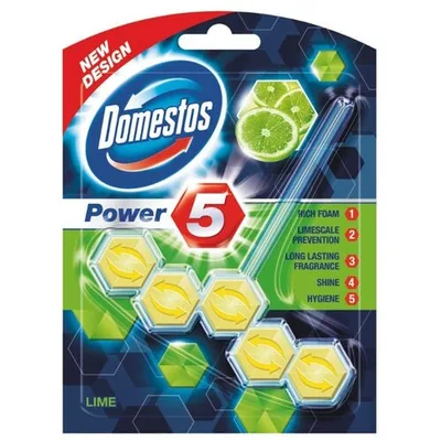 Osvezivac Za Wc Solju Domestos Power 5 Lime 55 g
