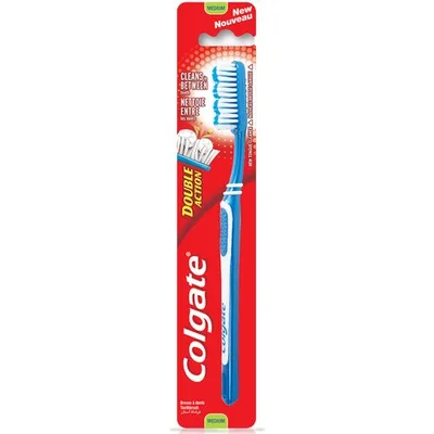 Colgate Četkica Za Zube Double Action Charcoal Medium