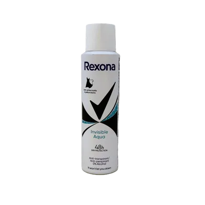 Deo Sprej Rexona Invisible Aqua 150 ml