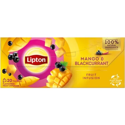 Čaj Mango I Crna Ribizla 20 Kesica Lipton