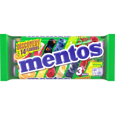 Bombone Mentos Discovery Centrosinergija 38 g