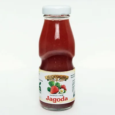 Sok Jagoda Sa Komadicima Kokos Želea Joiner 320 ml