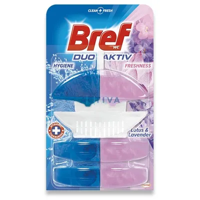 Bref Osvezivac Za Wc Solju Duo Aktiv Lotus & Lavanda 50 ml