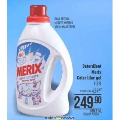 Merix Deterdzent Tecni Gel Color 1,32 L