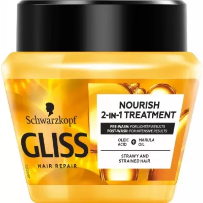 Gliss Maska Za Kosu Kur Fiber 300 ml