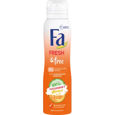 Fa Deo Spray Fresh & Free Cucumber & Melon 150 ml