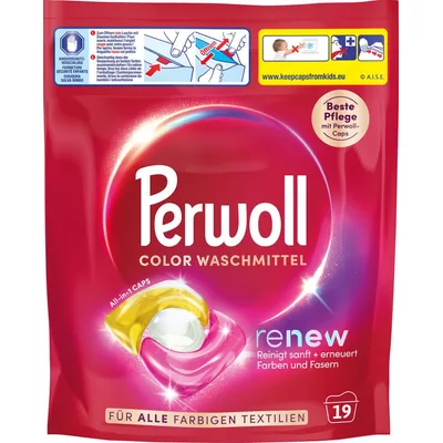 Perwoll Det Caps Renew Color