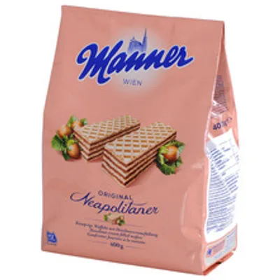 Napolitanke Lešnik Krem Manner 400 g