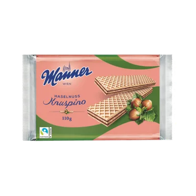 Napolitanke Lešnik Manner 110 g