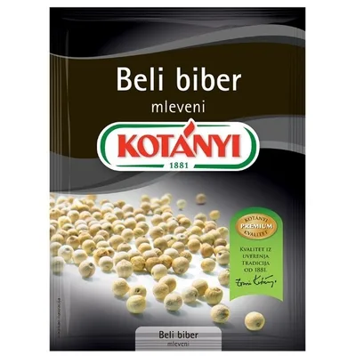 Kotanyi Biber Beli Mleveni Kesica 17 g