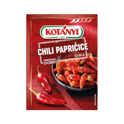Kotanyi Sušene Čili Papričice 240 g