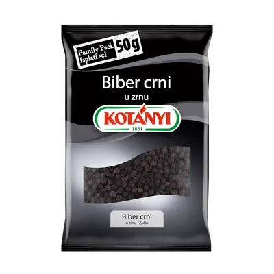 Kotanyi Začin Biber Crni Celi Kesica 17 g