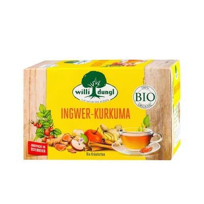 Čaj Organski Đumbir Kurkuma Willi Dungl 40 g