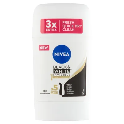 Nivea Deo Stik Bw Inv Sil Smooth Niv 50 ml