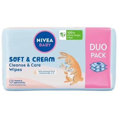 Nivea Vl Maramice Soft&c 2x57/1