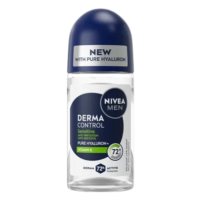 Nivea Deo Roll On Men Derma Control Sensitive Beiersdorf 50 ml