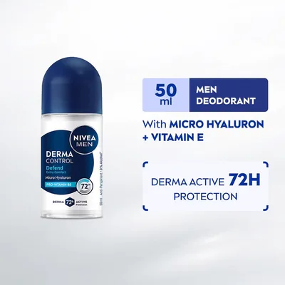 Nivea Deo Roll On Men Derma Control Defend Beiersdorf 50 ml