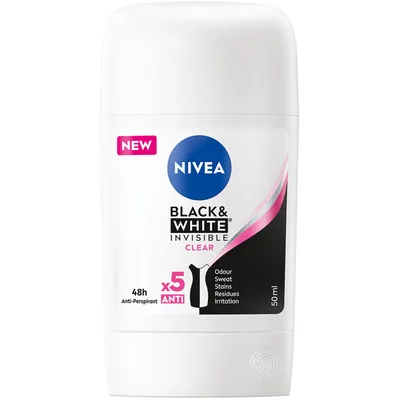 Nivea Dezodorans Stick B&w Invisible W 50 ml