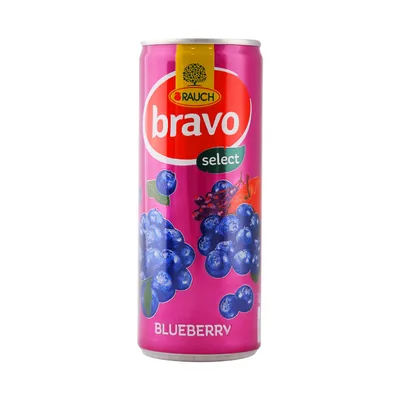 Sok Bravo Borovnica Can Rauch 250 ml