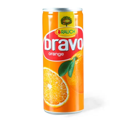 Bravo Sok Pomorandža Limenka 250 ml