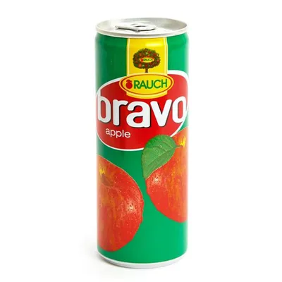 Voćni Napitak Bravo Jabuka Limenka 250 ml