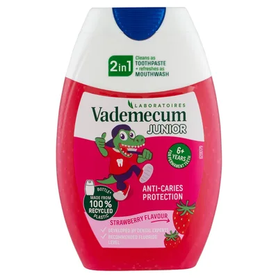 Vademecum Pasta Za Zube 2u1 Junior Jagoda 6 75 ml