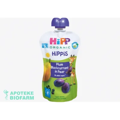 HiPP Kruška,šljiva,c.Ribizla 100 g