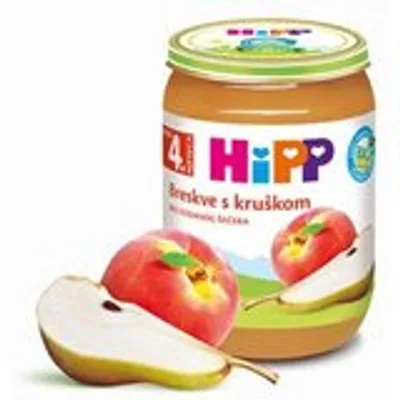 HiPP Kašica Breskva I Kruška 190 g