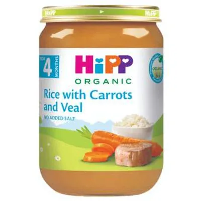 HiPP Kasica Sargar/Pirinac/Teletina 190 g