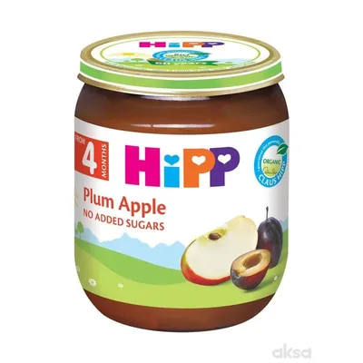HiPP Kašica Šljiva I Jabuka 125 g