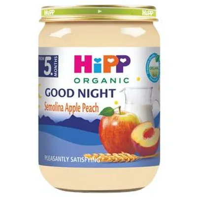 HiPP Kašica Ml Laku Noć Griz Jab Bre190g 190 g