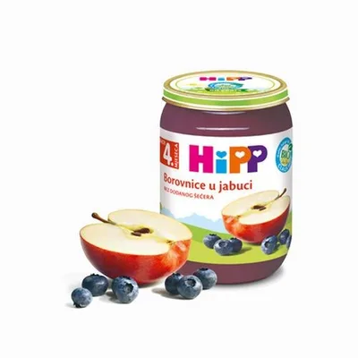 HiPP Kašica Borovn U Jabuci 190 g