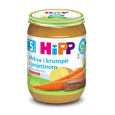 HiPP Kašica Za Bebe Šar. I Krompir Sa Jagnjetinom 190 g