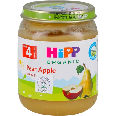 HiPP Kašica Jabuka Sa Kruškom 125 g
